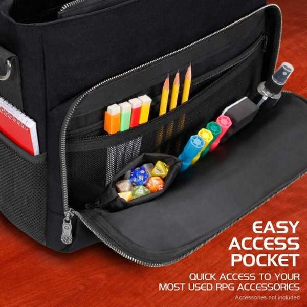 Enhance Tabletop RPGs Player's Essentials Bag Collector Edition (Black)