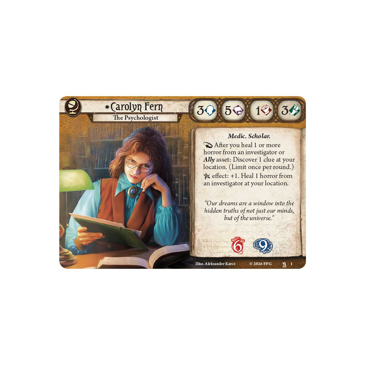 Arkham Horror: The Card Game - Carolyn Fern Investigator Deck