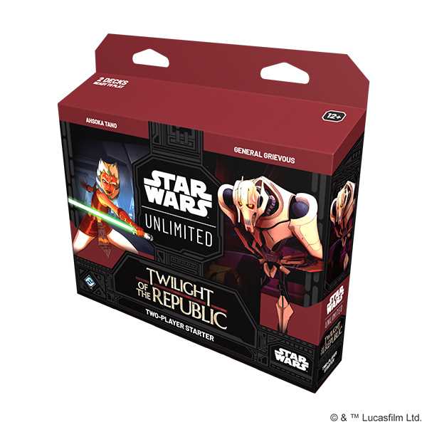 Star Wars: Unlimited Twilight of the Republic Two-Player Starter Asmodee UK Star Wars: Unlimited Twilight of the Republic Two-Player Starter Asmodee UK