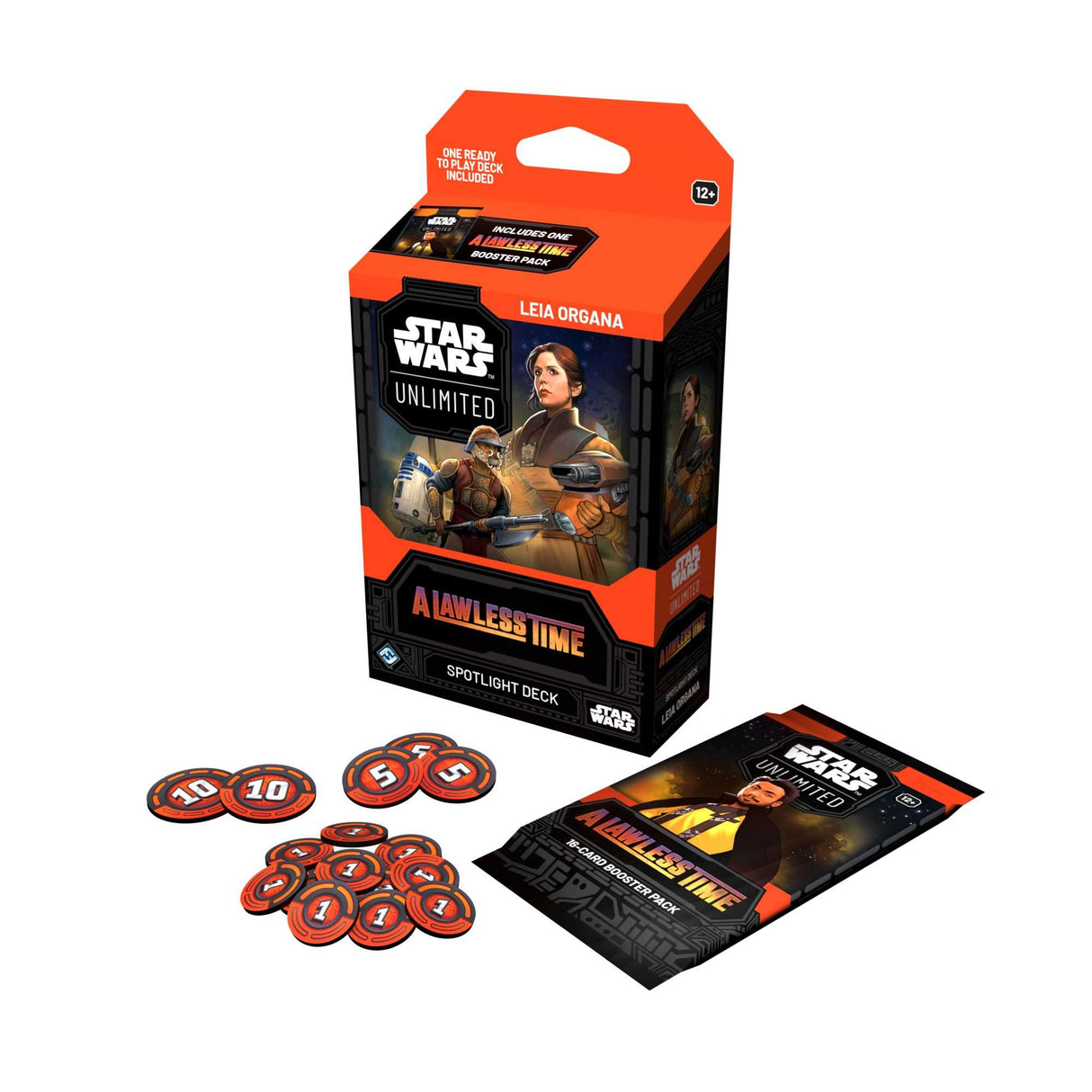 Star Wars: Unlimited - A Lawless Time Spotlight Deck Display (6) Jabba & Leia