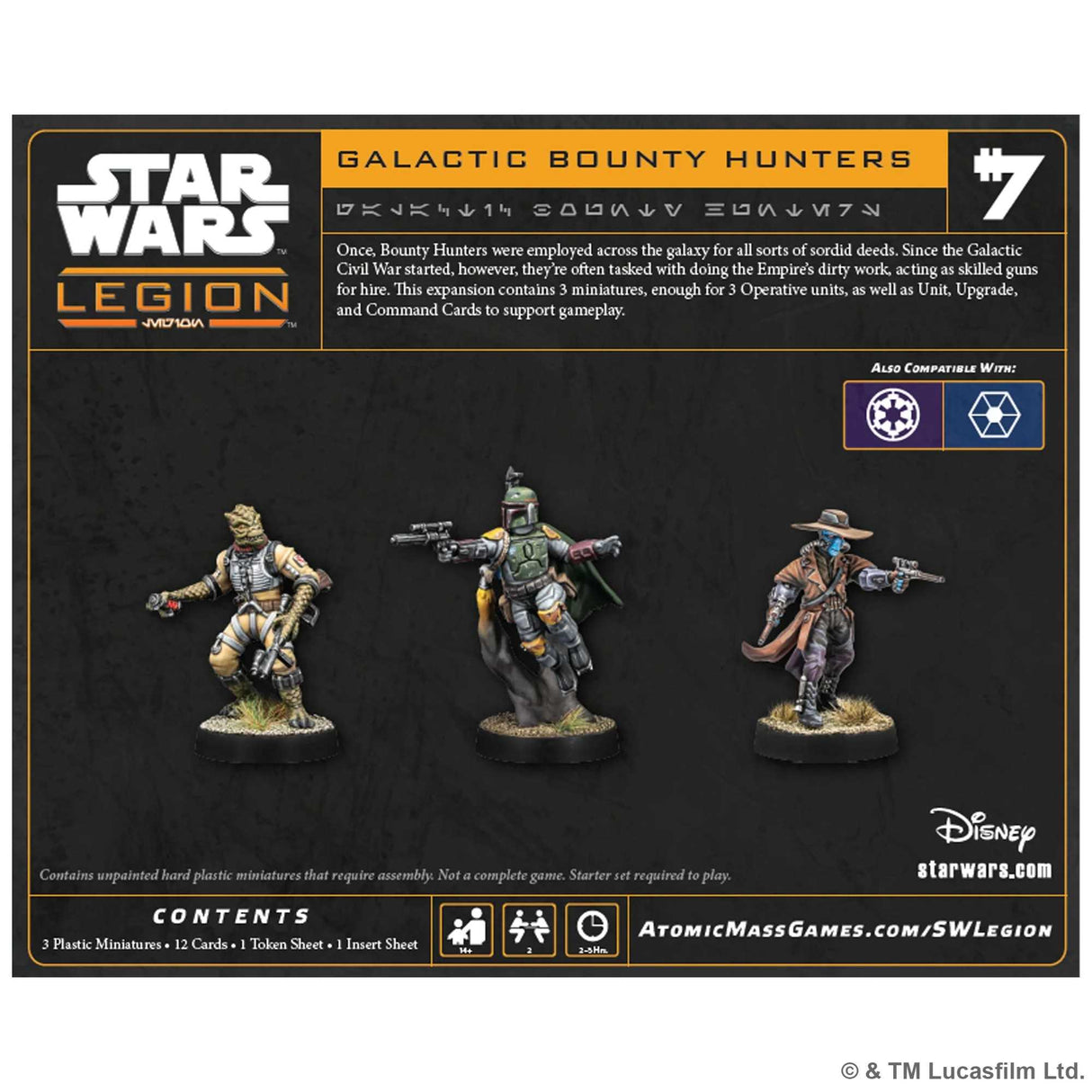 Star Wars: Legion Galactic Bounty Hunters