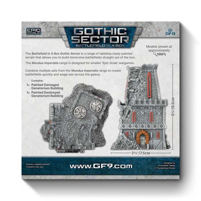 Gothic Sector Mundis Imperialis: Genatorium Damaged & Destroyed