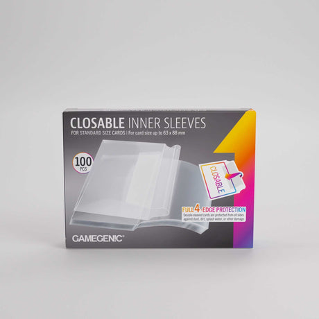 Gamegenic Closable Inner Sleeves 64x89 (100 ct.)