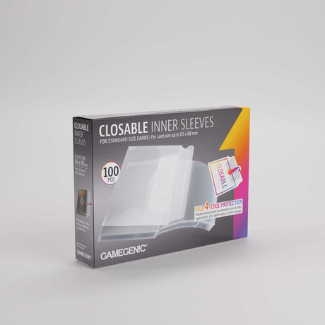 Gamegenic Closable Inner Sleeves 64x89 (100 ct.)