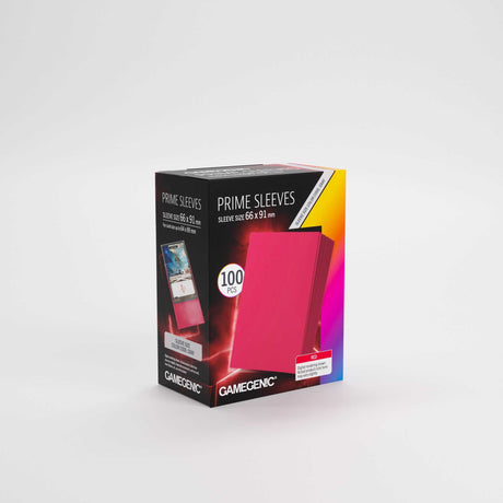 Gamegenic Prime Sleeves Red 66x91 (100 ct.)