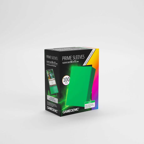 Gamegenic Prime Sleeves Green 66x91 (100 ct.)