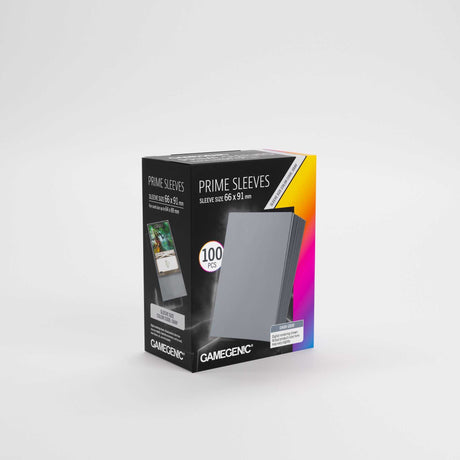 Gamegenic Prime Sleeves Dark Gray 66x91 (100 ct.)