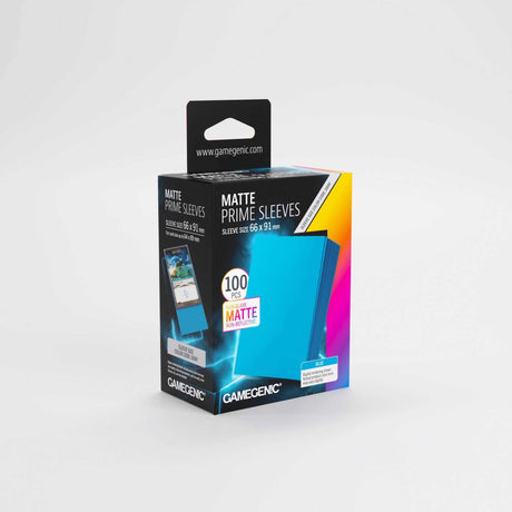 Gamegenic Matte Prime Sleeves Blue 66x91 (100 ct.)