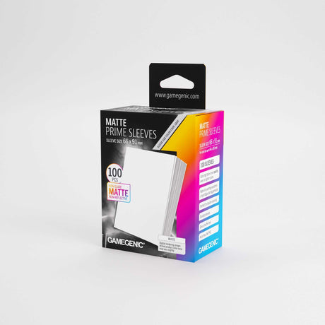 Gamegenic Matte Prime Sleeves White 66x91 (100 ct.)