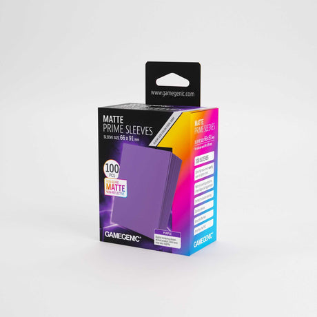 Gamegenic Matte Prime Sleeves Purple 66x91 (100 ct.)