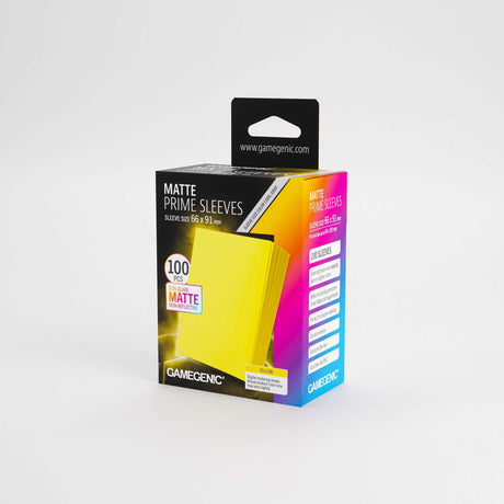 Gamegenic Matte Prime Sleeves Yellow 66x91 (100 ct.)