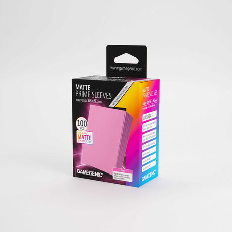 Gamegenic Matte Prime Sleeves Pink 66x91 (100 ct.)
