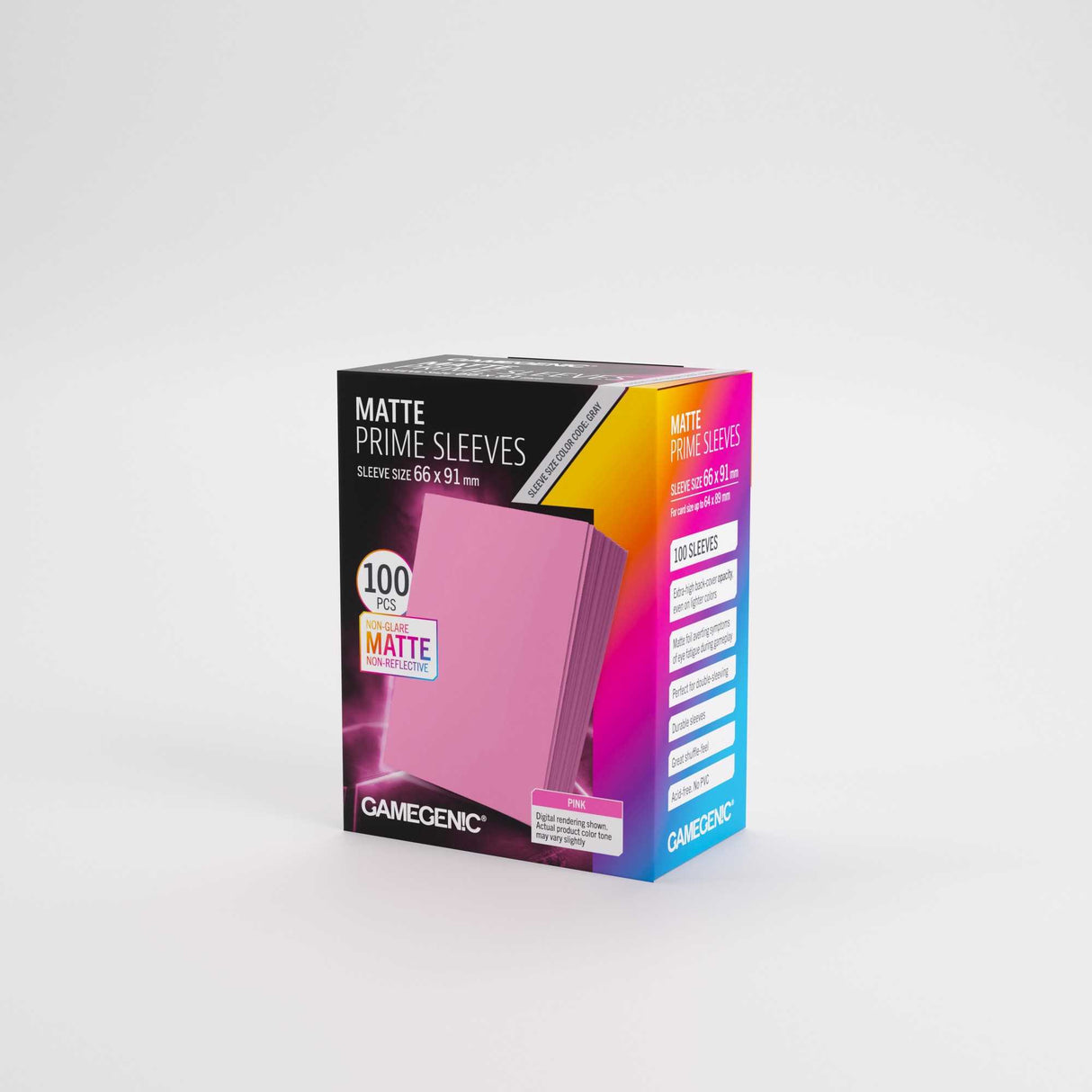 Gamegenic Matte Prime Sleeves Pink 66x91 (100 ct.)