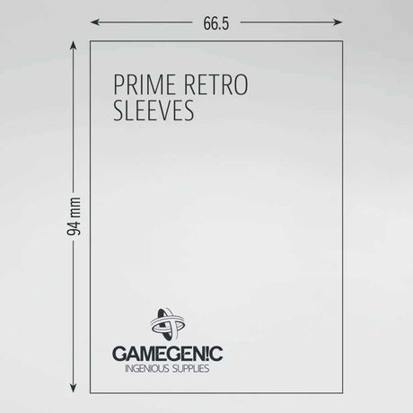 UNIT Gamegenic Prime Retro Sleeves 66.5x94 (100 ct.)