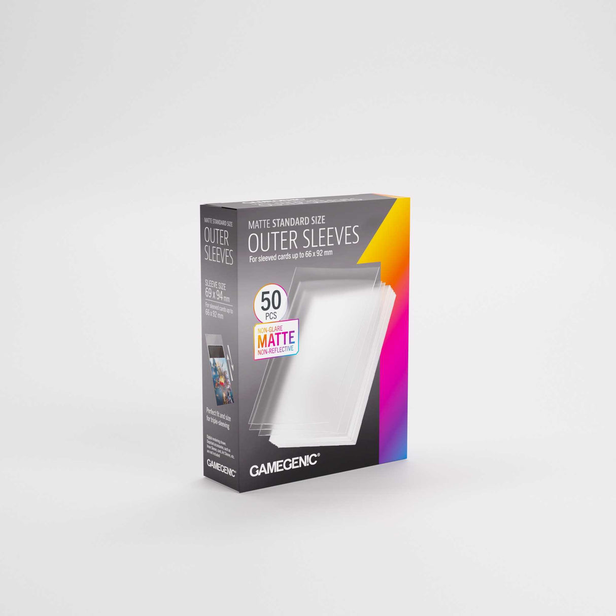 Gamegenic Matte Outer Sleeves Standard Size 69x94 (50 ct.)