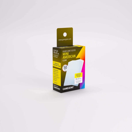 Gamegenic Board Game Sleeves Mini American Clear (100 ct.)