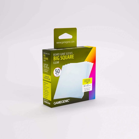 Gamegenic Board Game Sleeves Big Square Clear (100 ct.)