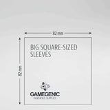 Gamegenic Board Game Sleeves Big Square Clear (100 ct.)