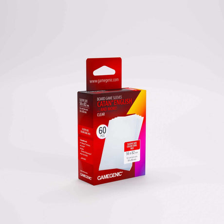 Gamegenic Board Game Sleeves CATAN English Clear (100 ct.)