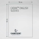 Gamegenic Board Game Sleeves CATAN English Clear (100 ct.)