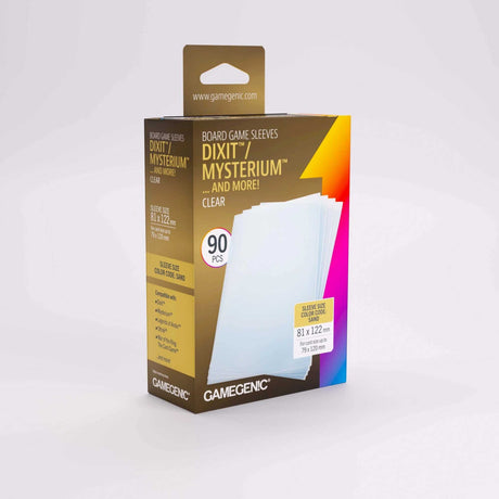 Gamegenic Board Game Sleeves Dixit Clear (100 ct.)