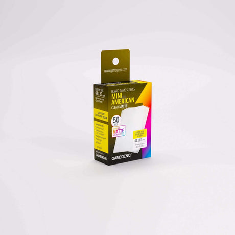 Gamegenic Board Game Sleeves Mini American Clear Matte (100 ct.)