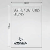 Gamegenic Board Game Sleeves Scythe Clear Matte (100 ct.)