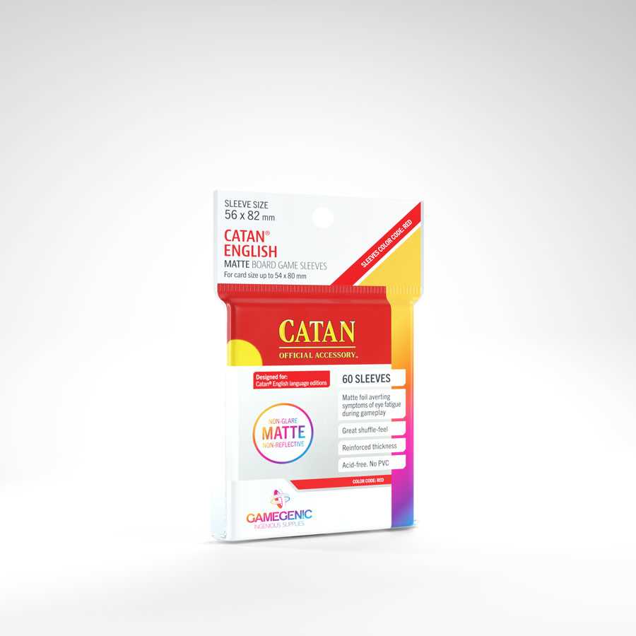 MATTE CATAN-Sized Sleeves: 56 x 82 mm (50)