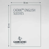 MATTE CATAN-Sized Sleeves: 56 x 82 mm (50)