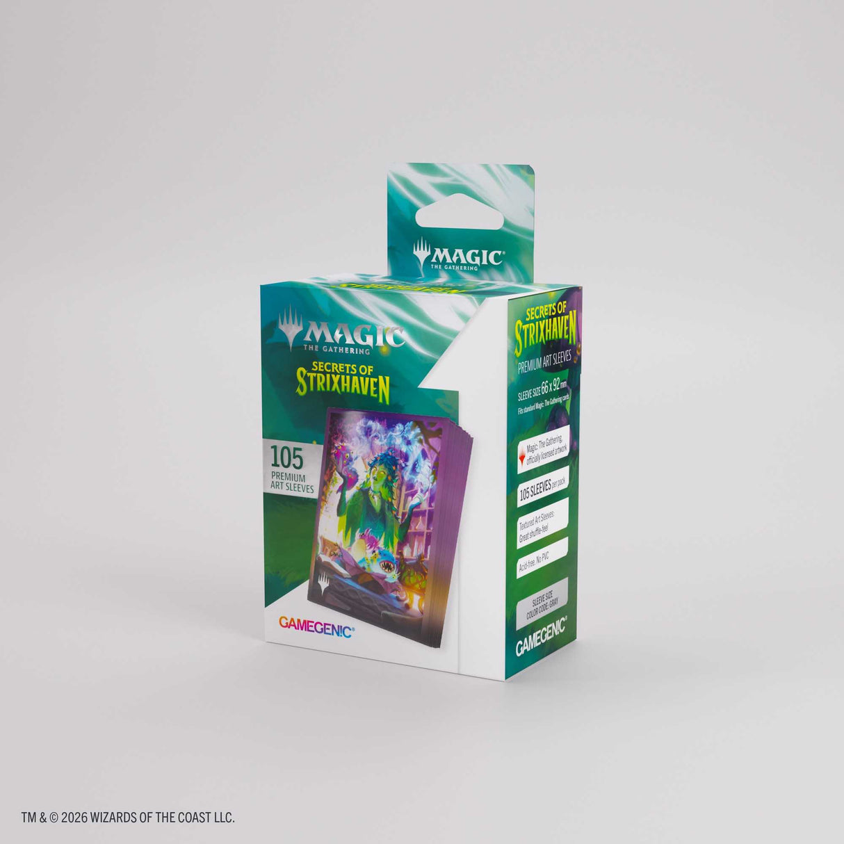 Gamegenic Magic: The Gathering Secrets of Strixhaven Premium Art Sleeves - Commander 5