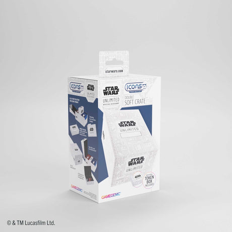Gamegenic Star Wars: Unlimited Double Soft Crate - Unlimited Pattern White
