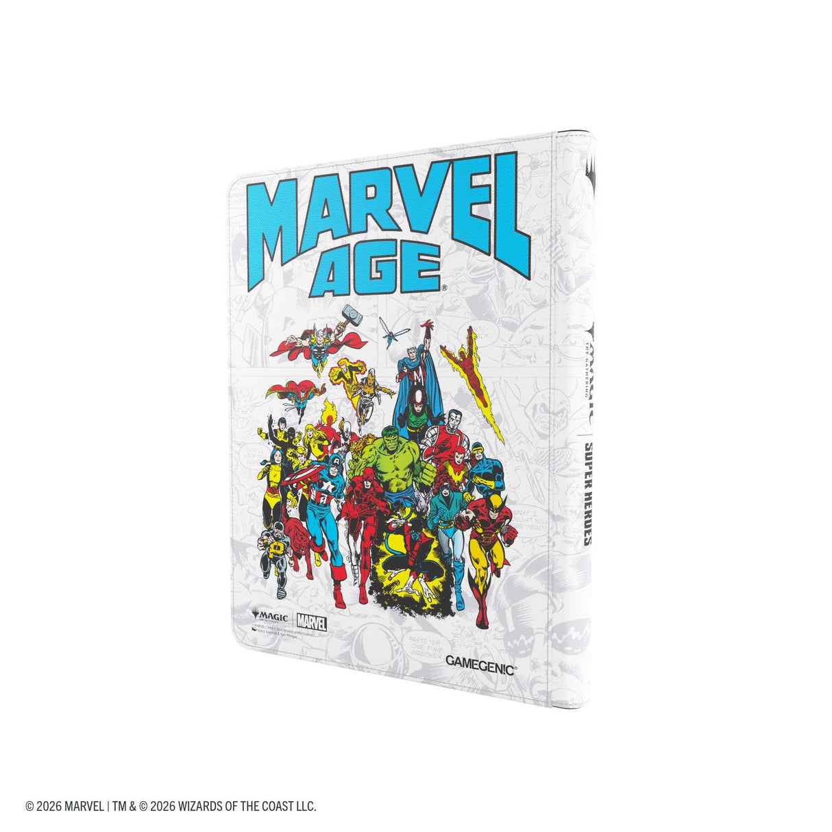 Gamegenic Magic: The Gathering Marvel Super Heroes Zip-Up Album 18-Pocket - Marvel Age