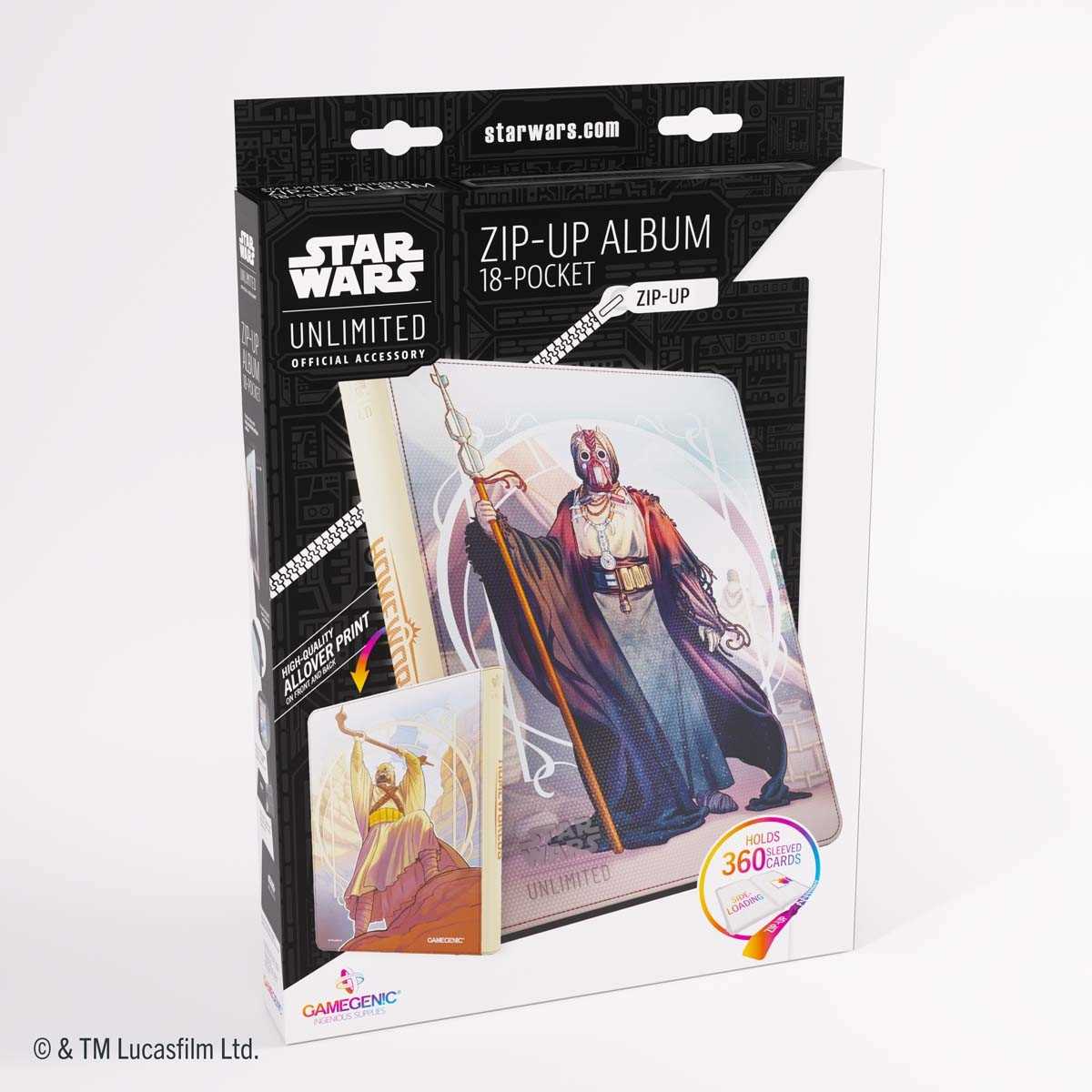 Gamegenic Star Wars: Unlimited Zip-Up  Album 18-Pocket - Unit 4/Unit 5