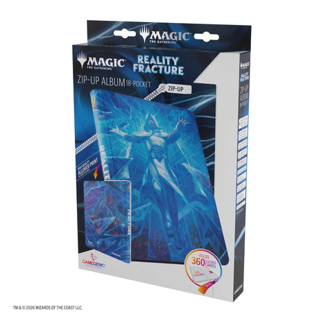 Gamegenic Magic: The Gathering Reality Fracture Zip-Up Album 18-Pocket - Overwrite the Multiverse