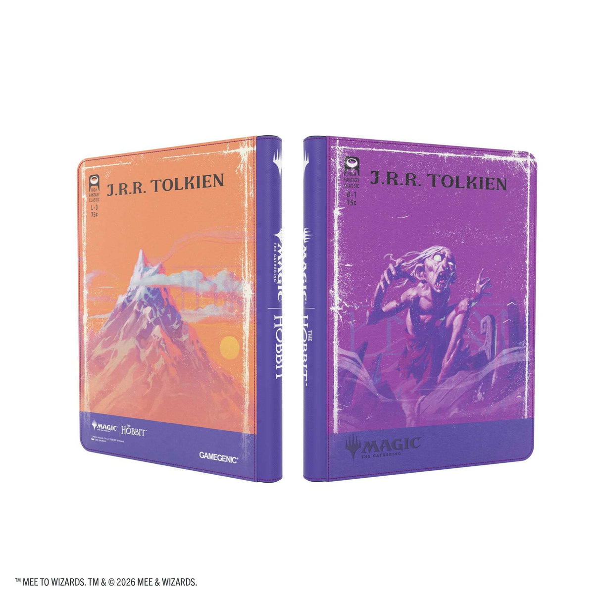 Gamegenic Magic: The Gathering The Hobbit Zip-Up Album 18-Pocket - Gollum, Riddle Master/The Lonely Mountain