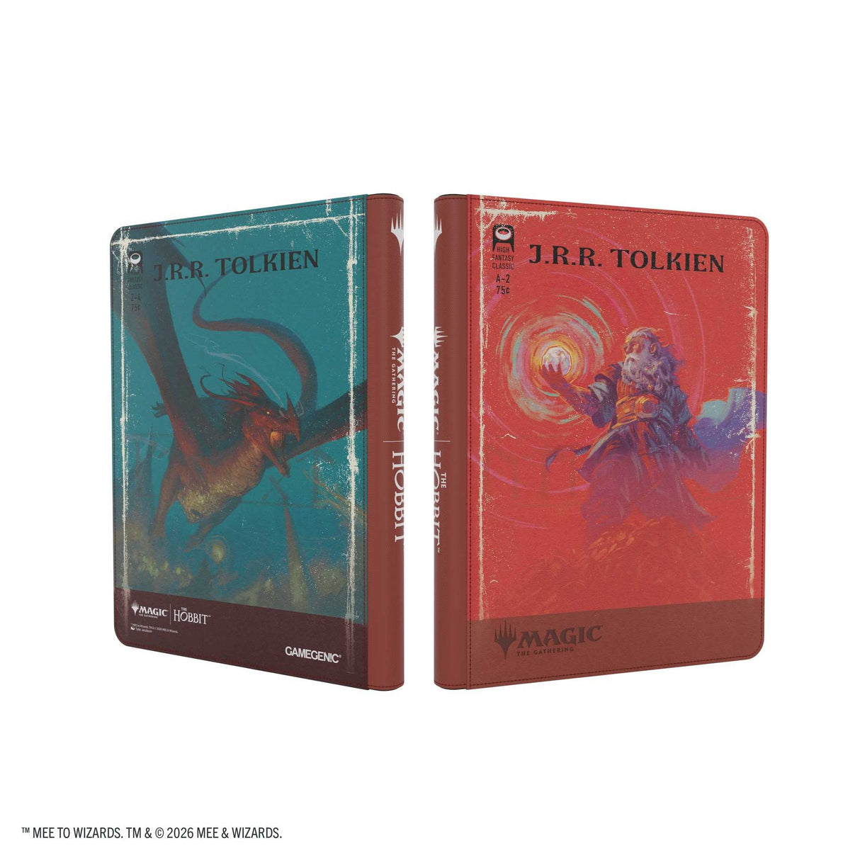 Gamegenic Magic: The Gathering The Hobbit Zip-Up Album 18-Pocket - The Arkenstone/Smaug, Worm of Dread