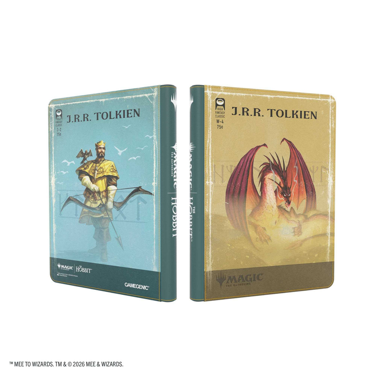 Gamegenic Magic: The Gathering The Hobbit Zip-Up Album 18-Pocket - Gleaming Splendor/The King of Dale