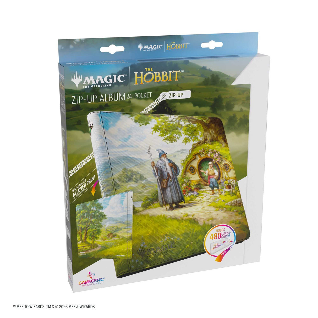 Gamegenic Magic: The Gathering The Hobbit Zip-Up Album 24-Pocket - The Shire