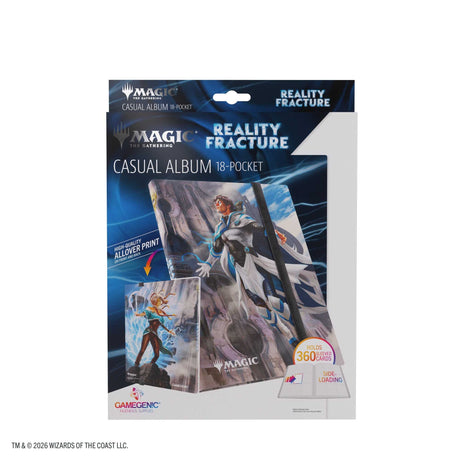 Gamegenic Magic: The Gathering Reality Fracture Casual Album 18-Pocket  - Tam Beleren, Conflicted/Jace, Building Reality