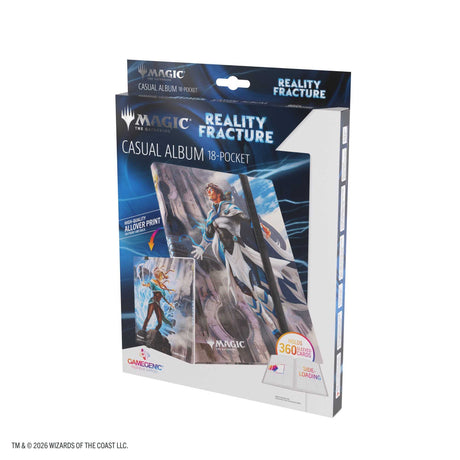 Gamegenic Magic: The Gathering Reality Fracture Casual Album 18-Pocket  - Tam Beleren, Conflicted/Jace, Building Reality