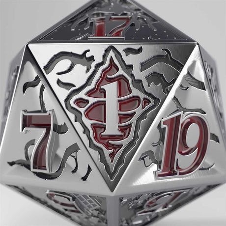 Gamegenic Stranger Things - Hellfire Club Premium Metal D20 Die