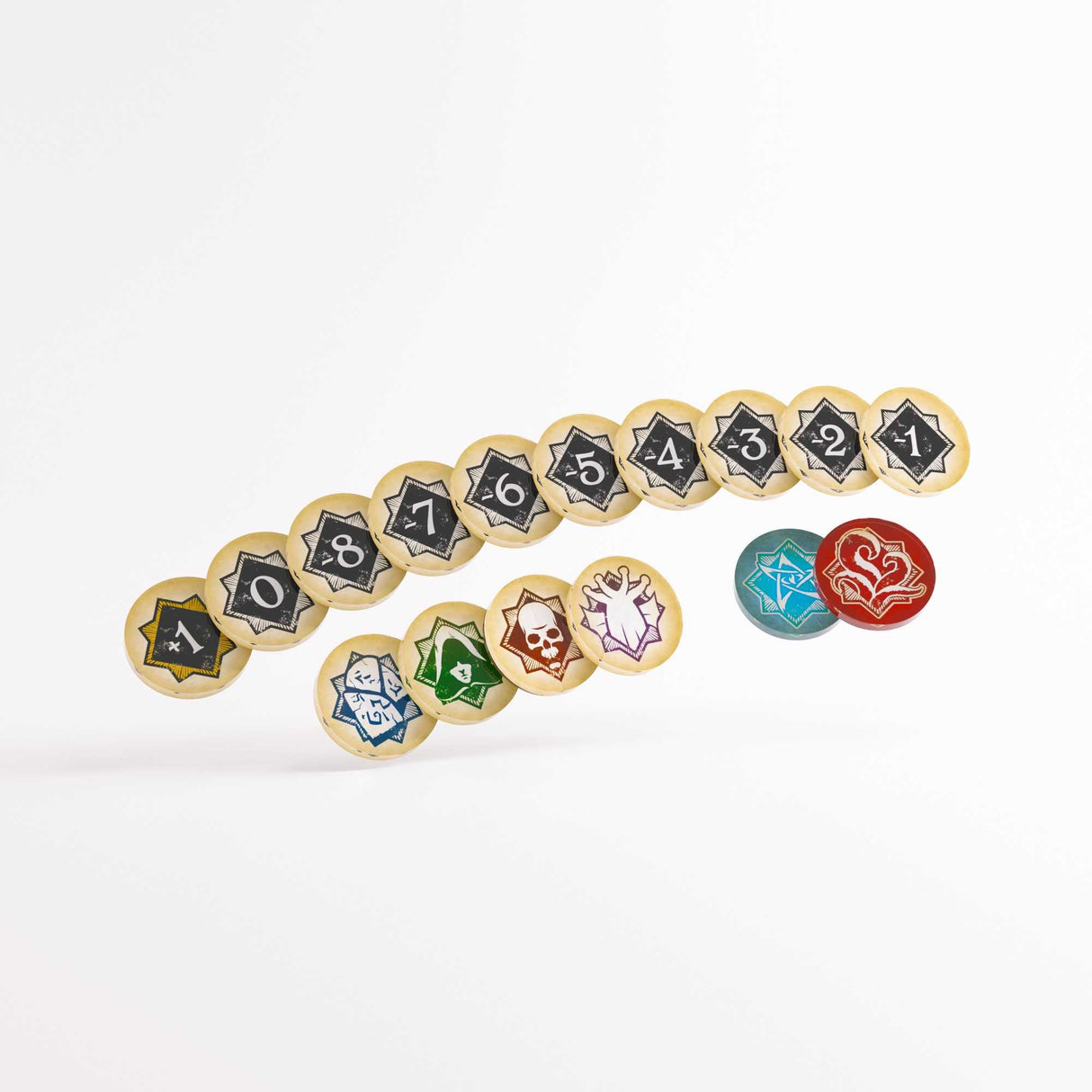 Gamegenic Arkham Horror: Chaos Tokens + Token Bag