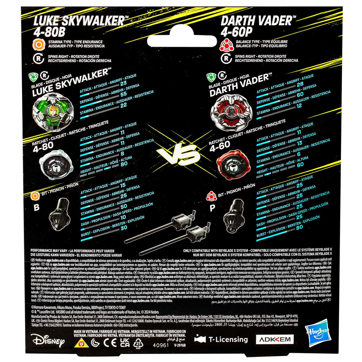 Beyblade X - Luke Darth Vader