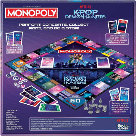 Monopoly KPOP Demon Hunters