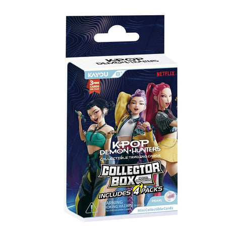 KPop Demon Hunters-Collectible Trading Cards-Special Mini Edition-Collector Box (4 packs)-001