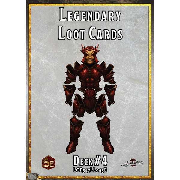 Legendary Loot Cards: Deck #4 (5E)