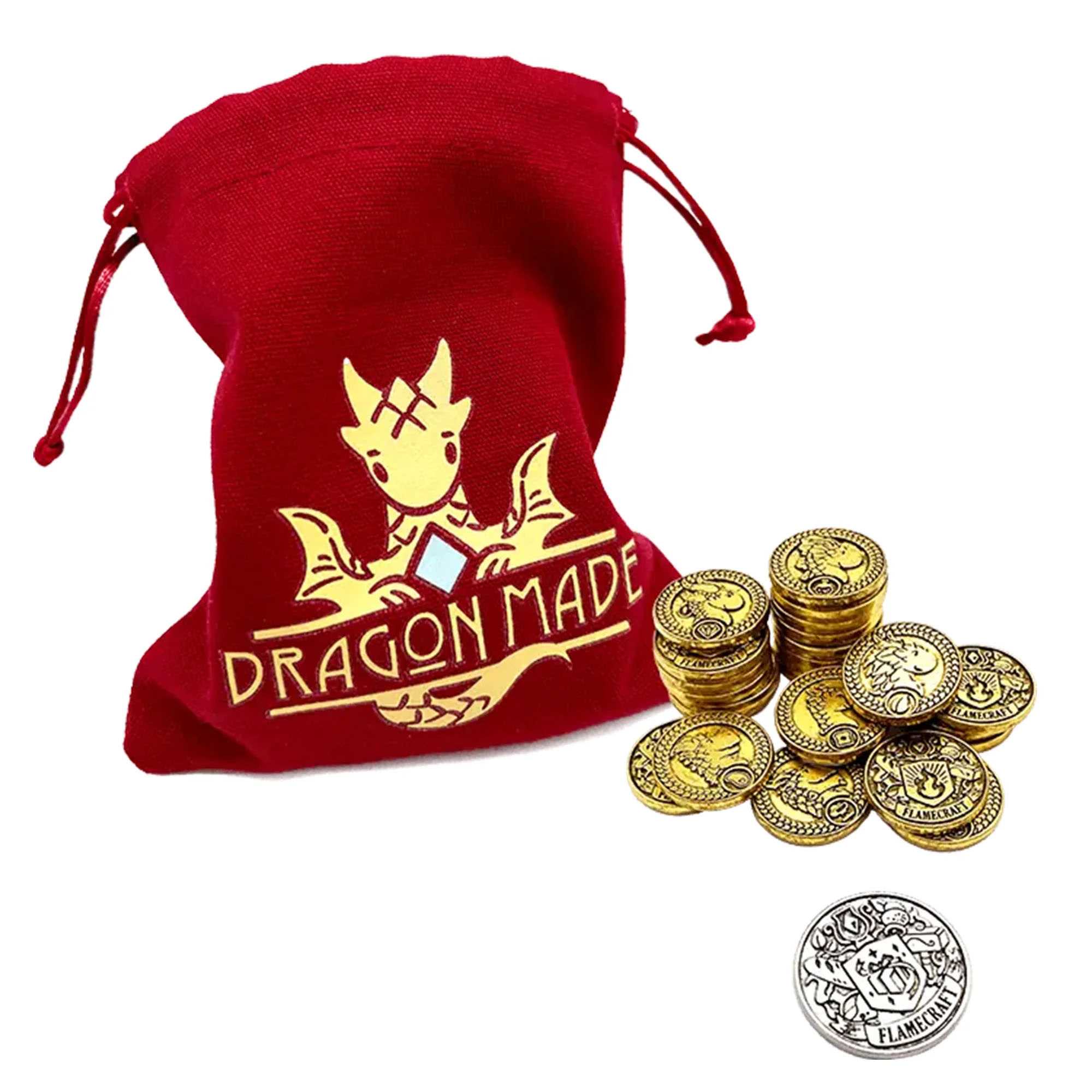 Series 2 Metal Coins: Flamecraft: -  Cardboard Alchemy