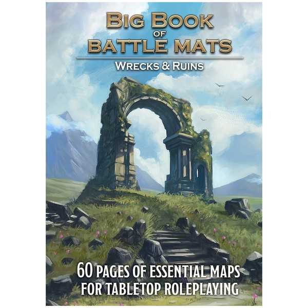 Wrecks and Ruins Big Book of Battle Mats  - Loke Battlemats