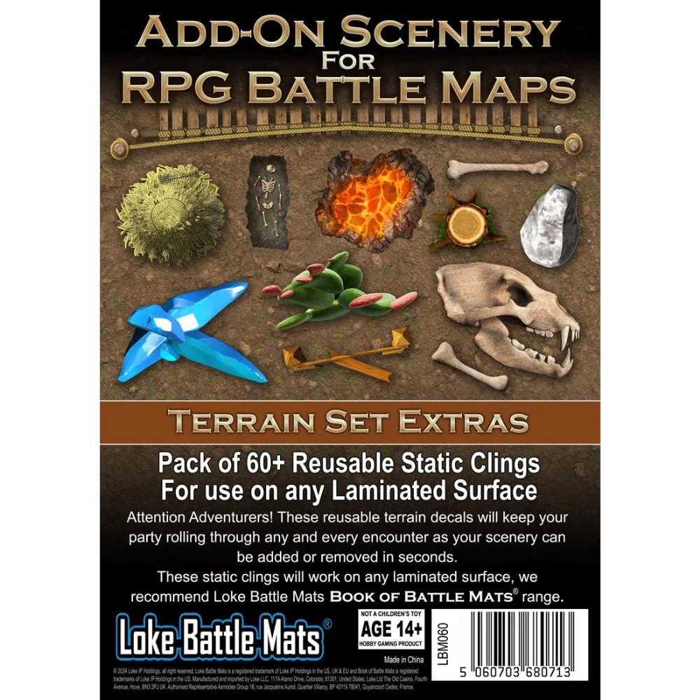 Terrain Set Extras: Add-On Scenery For RPG Maps - Loke Battlemats