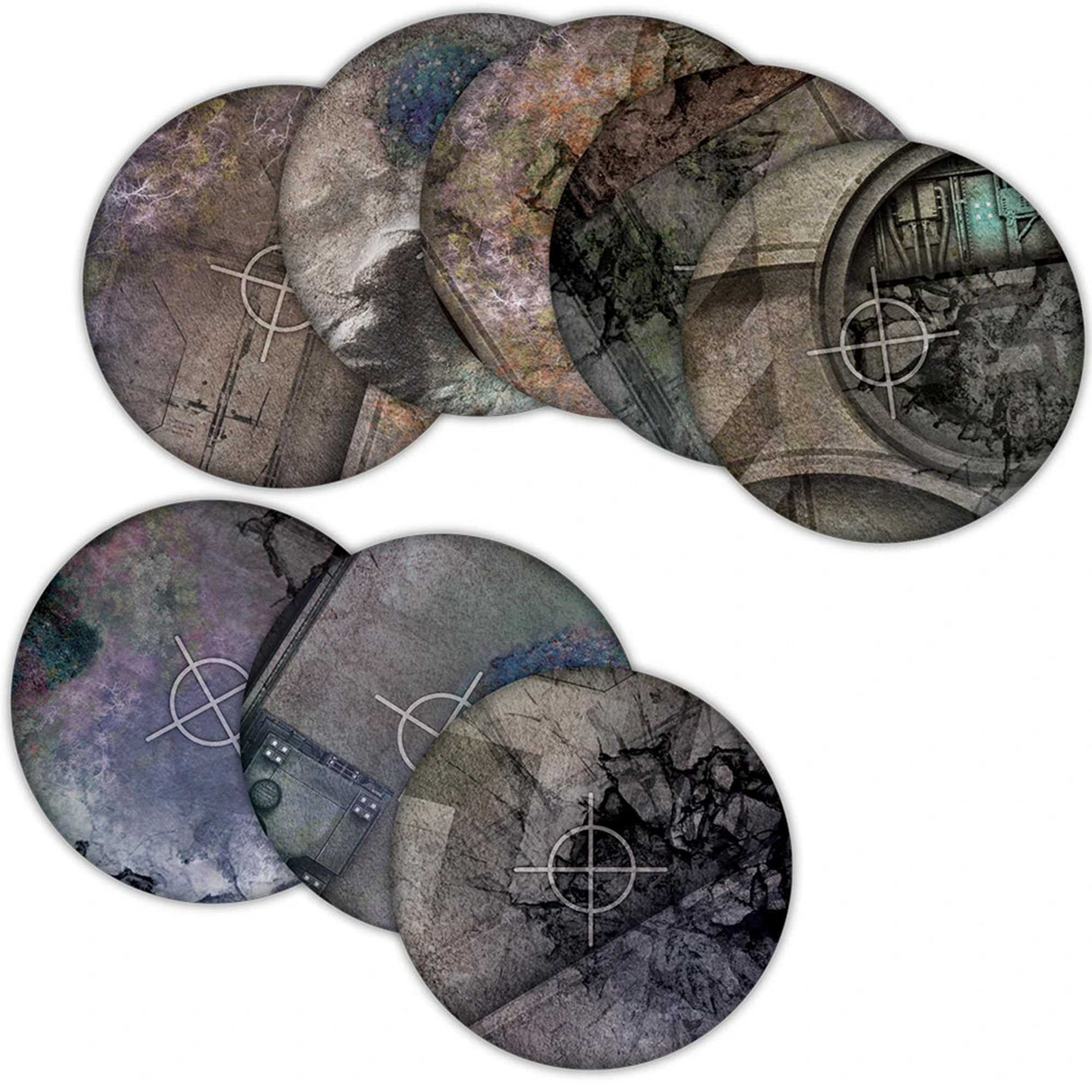 Terrain Crate: Grim Battlefield Objective Templates